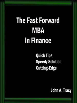 cover image of The Fast Forward MBA in Finance